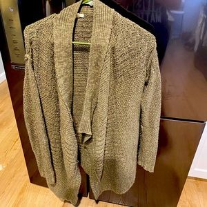 Khaki green cardigan
